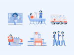 Medics – 20 Medical Illustrations - Image 5