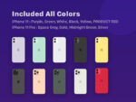 Minimal Flat iPhone 11 & 11 Pro Vector Set - Image 5