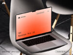 Mockuply, Macbook pro 16 on chair - Image 4