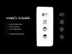 People - Inking Icon Set - Image 3