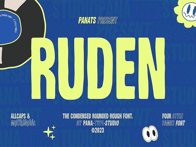 ruden-display-font.jpeg RUDEN Display Font - Image 1