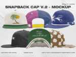 Snapback Cap V.2 - Mockup
