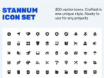 Stannum Icon Set - 300 Solid icons! - Image 2