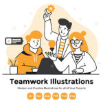 Teamwork Illustration Set