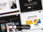 Xfolio - Portfolio Website UI Kit - Image 2