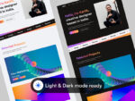 Xfolio - Portfolio Website UI Kit - Image 4
