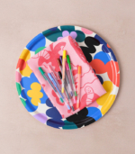 Floral Abstract Round Tray - Image 4