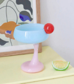 The Signature Glass - Blue Jelly & Milky Rose - Image 2