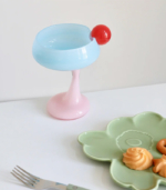 The Signature Glass - Blue Jelly & Milky Rose - Image 4