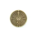 J. L. Lawson & Co Labyrinth Stone Brass