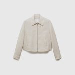 100% linen jacket with zip