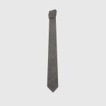 Bicolor linen tie
