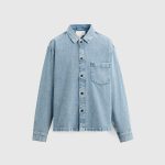 Boxy fit denim shirt