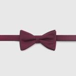 Classic bow tie with microstructure
