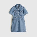 Cotton denim dress