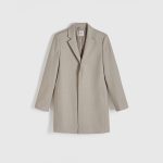 Cream collar coat