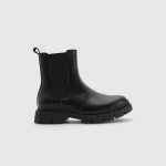 Leather ankle boots