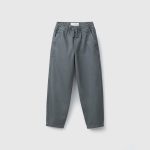 Loose-fitting twill trousers