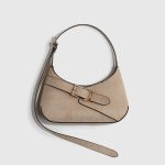 Strap-detail shoulder bag