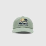 Tropical print cap