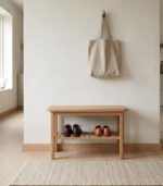 Oak Shoe Bench