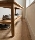Oak Shoe Bench