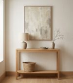 Oak Console Table
