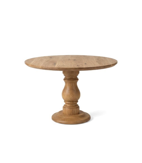 Round Oak Dining Table