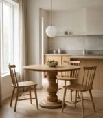 Round Oak Dining Table