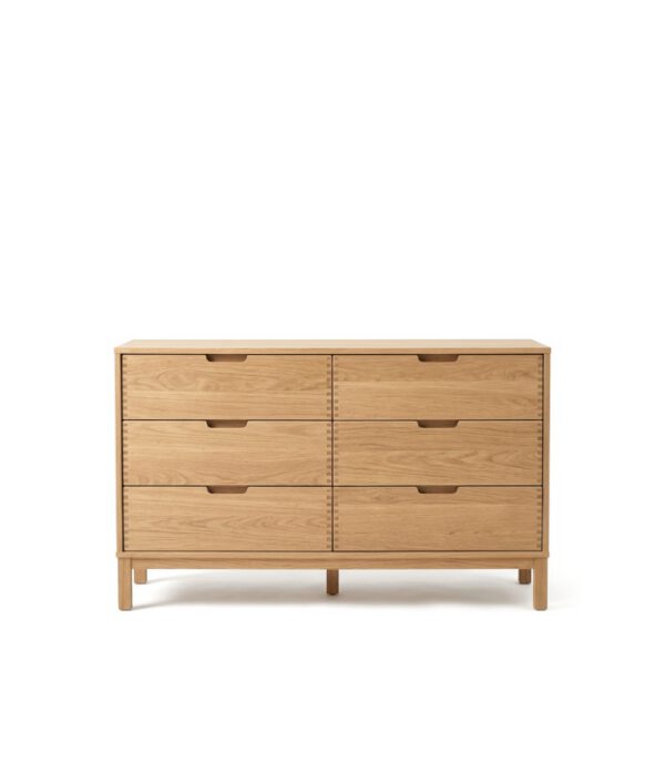 Oak Dresser 6-Drawer