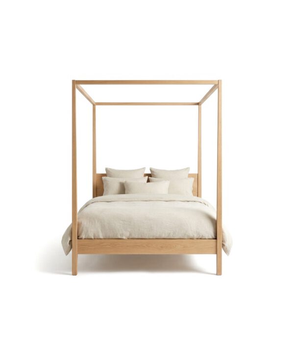 Oak Canopy Bed