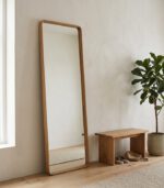Oak Floor Mirror