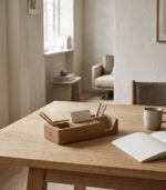 Oak Desk Organizer