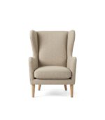 Wool Wingback Chair