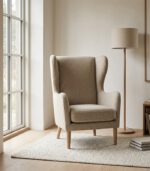 Wool Wingback Chair