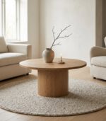 Round Oak Coffee Table