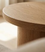 Round Oak Coffee Table