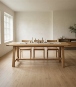 Oak Trestle Table