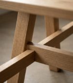 Oak Trestle Table