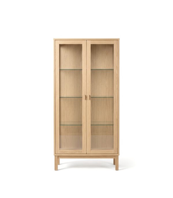 Oak Glass Cabinet