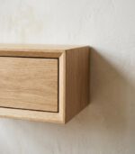 Oak Floating Nightstand