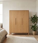 Oak Wardrobe 3-Door