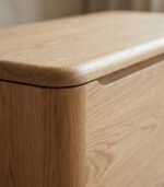 Oak Storage Bench