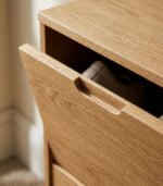 Oak Shoe Cabinet