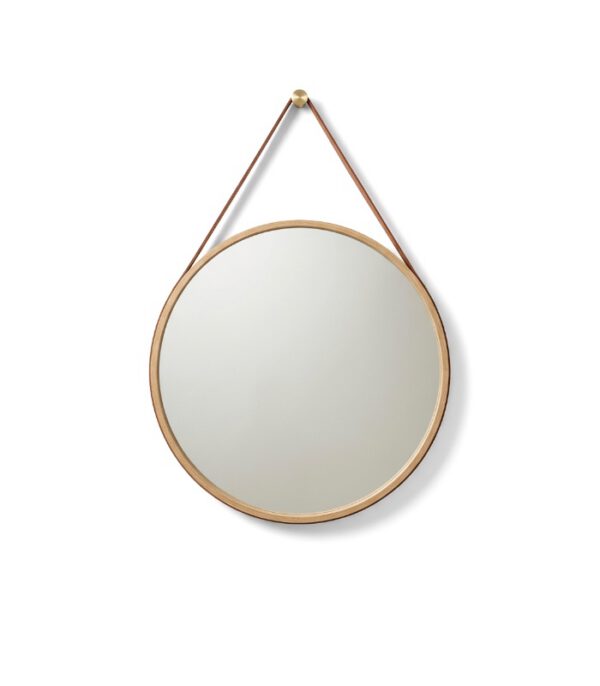 Round Oak Mirror
