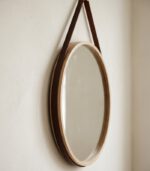 Round Oak Mirror