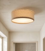 Linen Ceiling Light