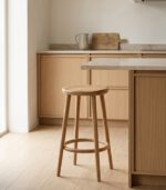 Backless Oak Stool