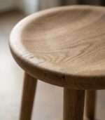 Backless Oak Stool