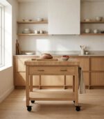 Oak Kitchen Island Cart
